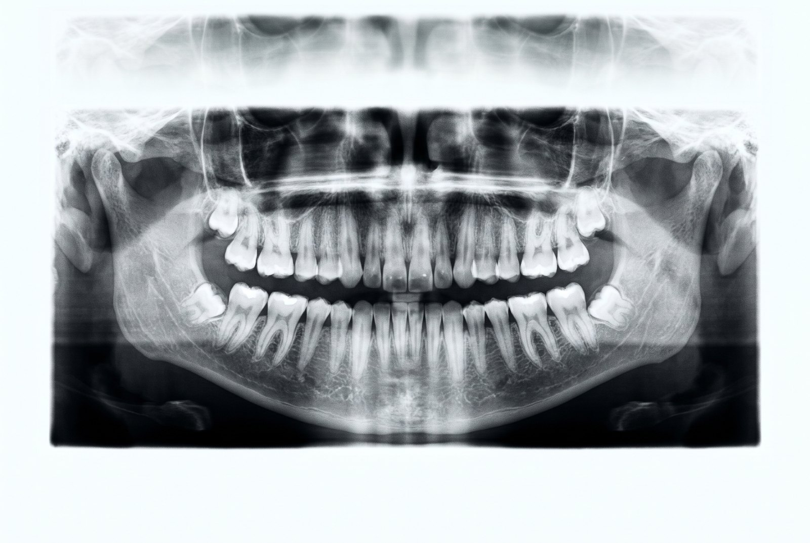 AI reading a panoramic radiograph